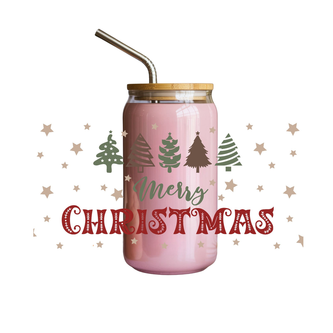 Merry Christmas  - 16 Oz Wrap