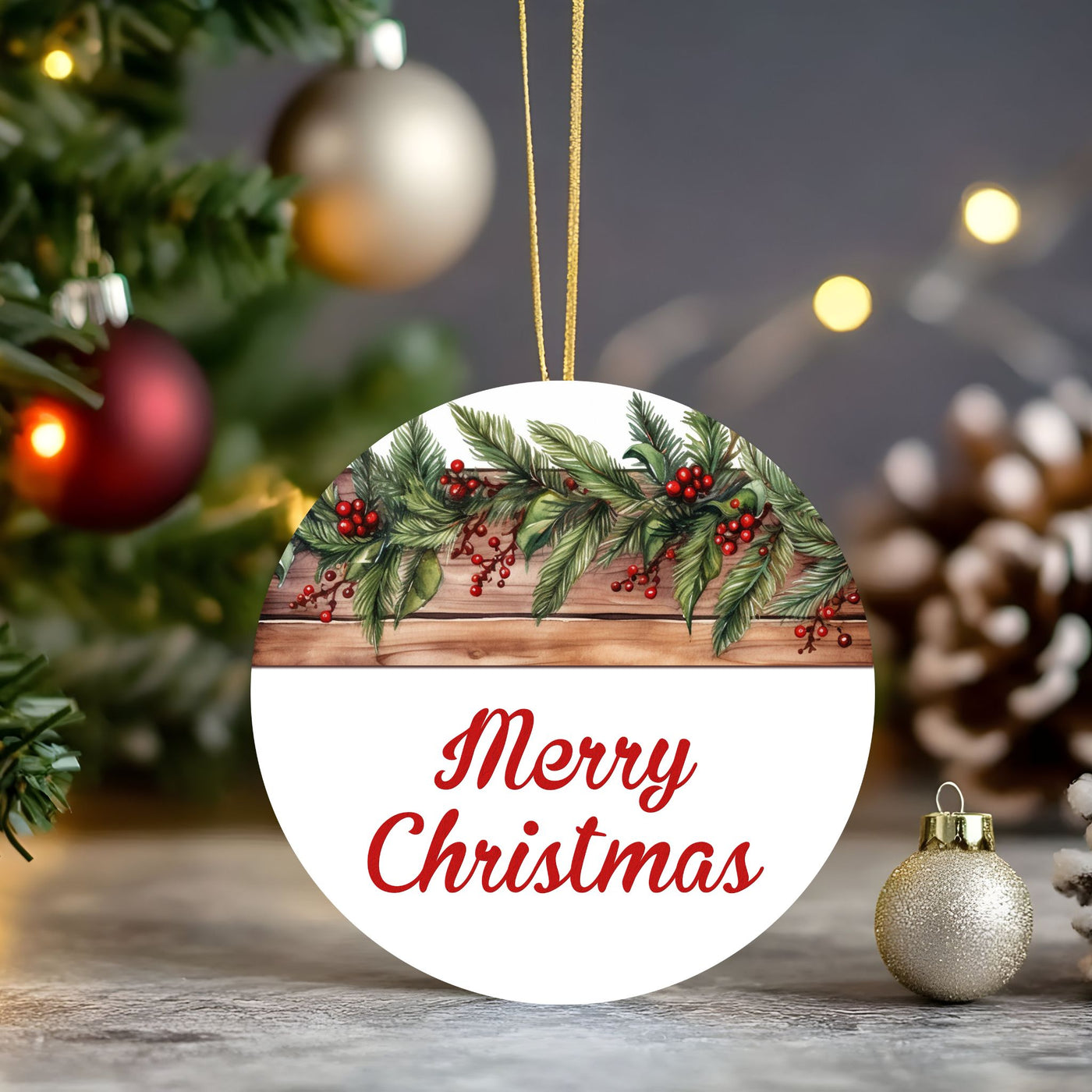 Custom Name Christmas Ornament