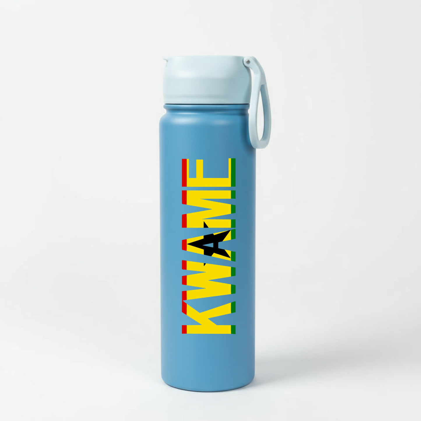 Custom Name & Flag Water Bottle – 24oz