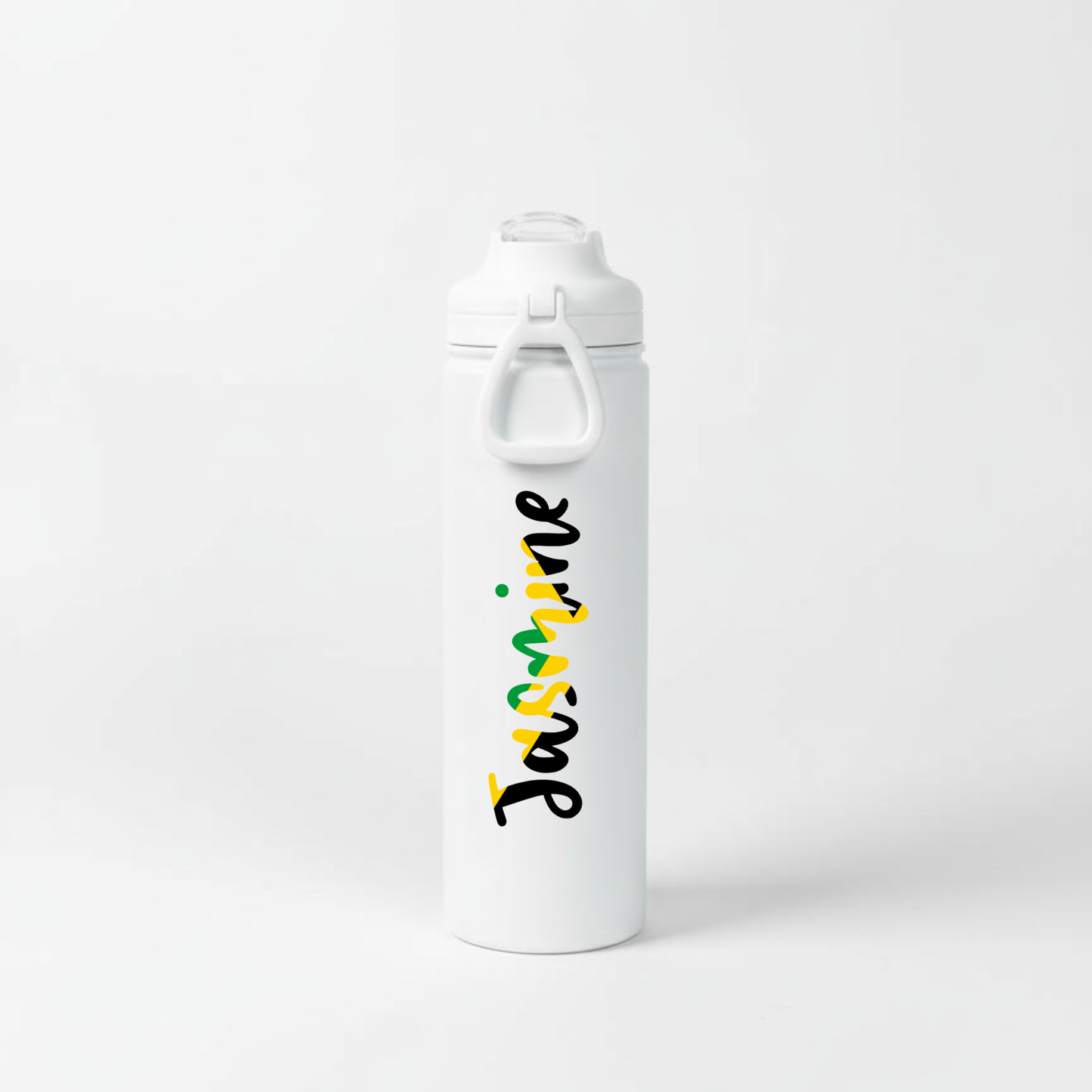Custom Name & Flag Water Bottle – 24oz