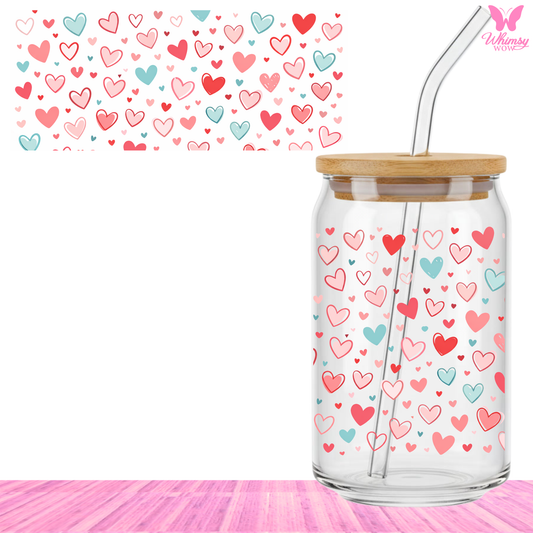 Design 05 – Colorful Heart Scatter