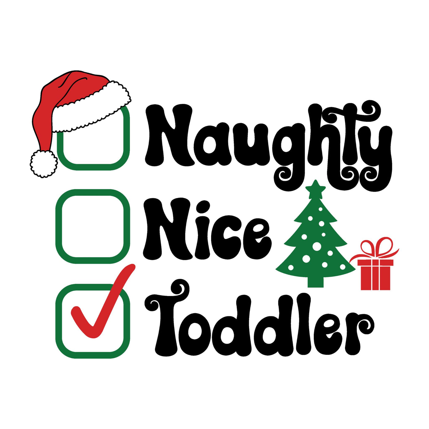 Naughty - Nice - Toddler