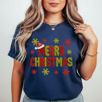 Merry Christmas Faux Yarn