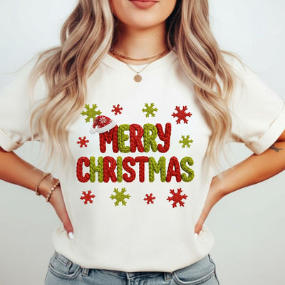 Merry Christmas Faux Yarn