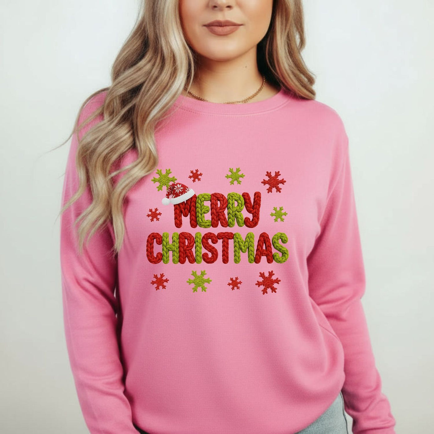 Merry Christmas Faux Yarn