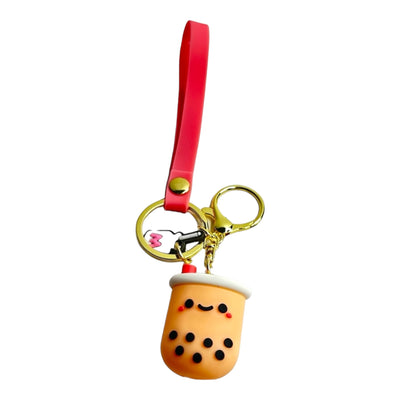 Boba Milk Tea Cup Keychain