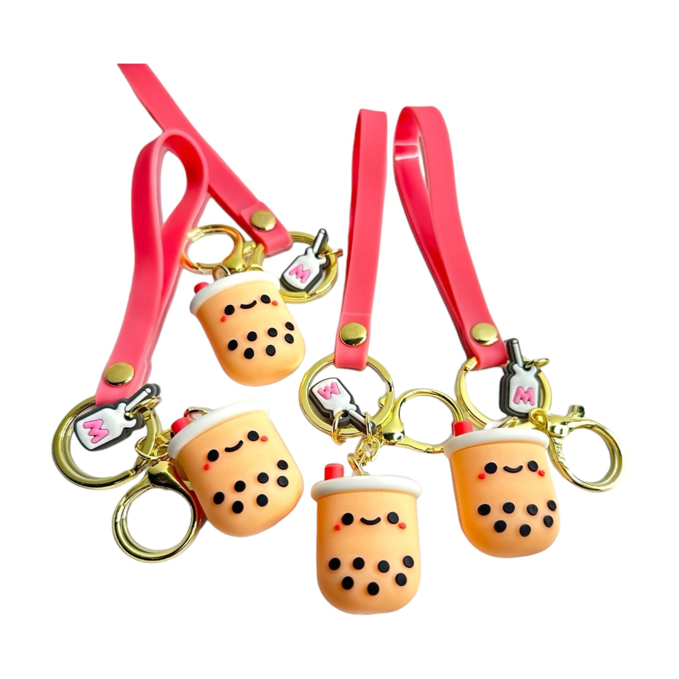 Boba Milk Tea Cup Keychain
