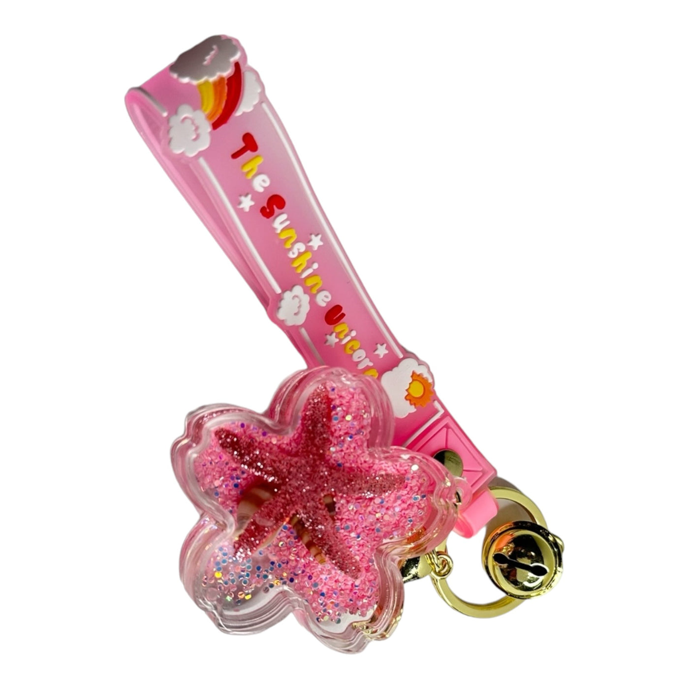 Starfish Liquid Keychain