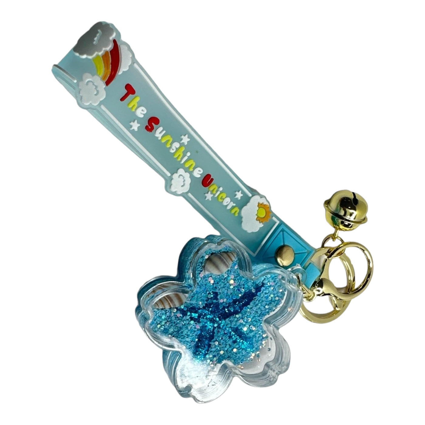 Starfish Liquid Keychain