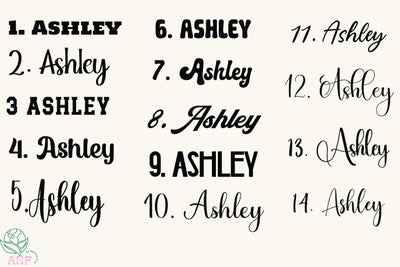 Custom Flag Name Decal