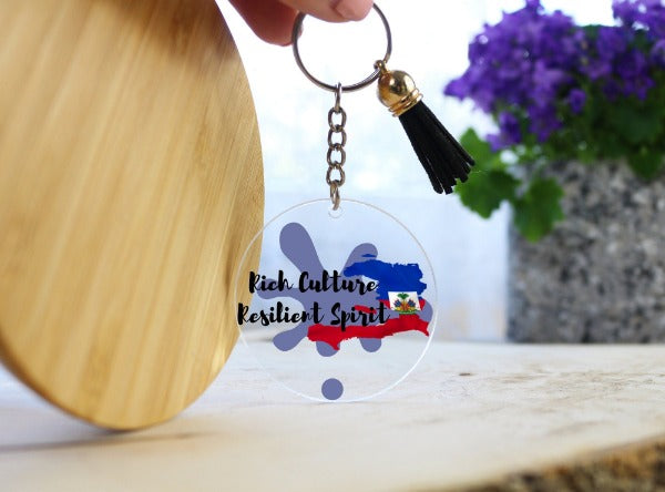 Flag & Quote Keychains